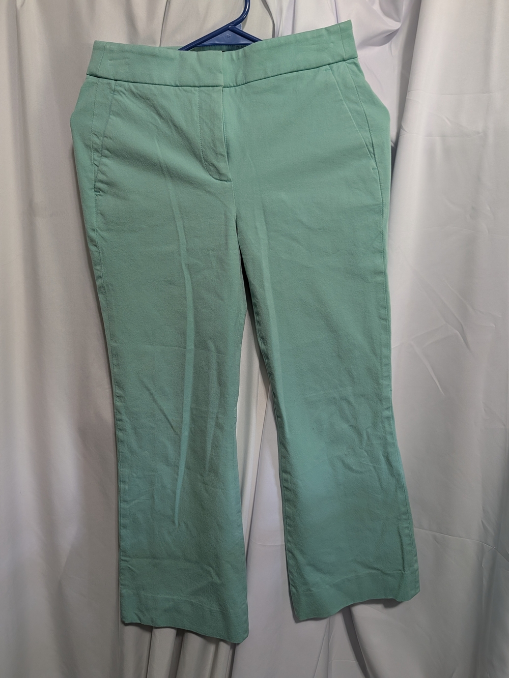 J. Crew Mint Green Cropped Pants